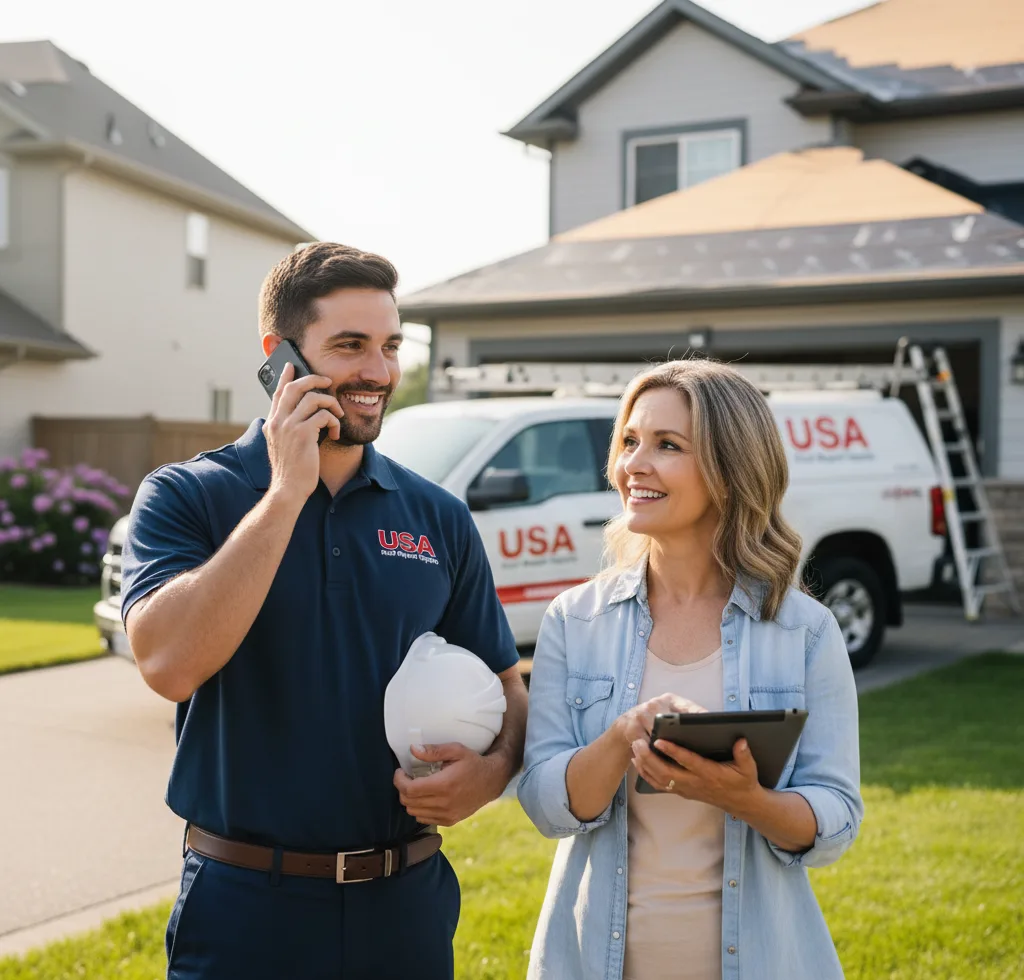 USA Roof Repair Experts customer support in Massillon